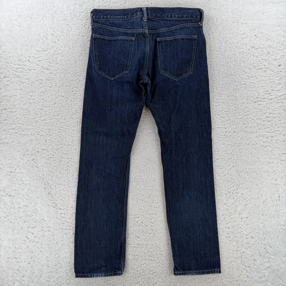 Banana Republic Jeans Mens 32x30 Blue Slim Straight 100% Cotton Denim Pants